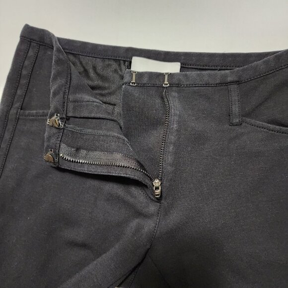 3.1 Phillip Lim Black Stretch Knit Mid Rise Skinny Ankle Pants - Picture 5 of 7